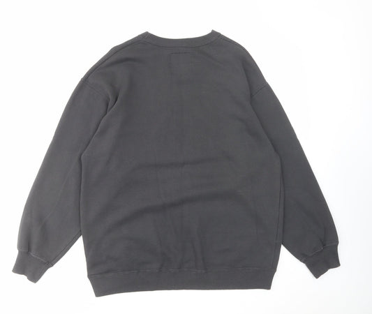 Mens UK Size S Hollister Grey Pullover Sweatshirt