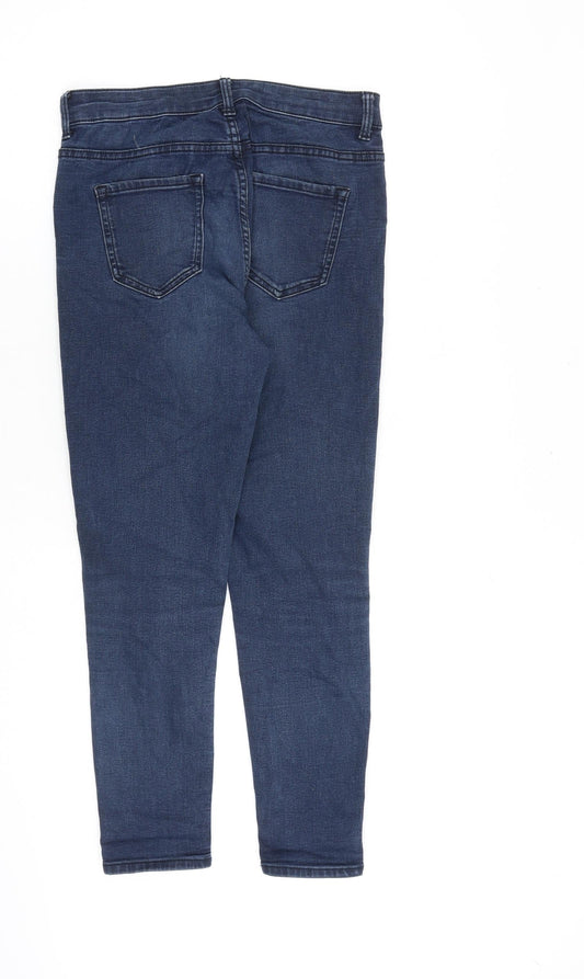 Womens UK Size 10 Marks and Spencer Slim Fit Skinny Blue Jeans