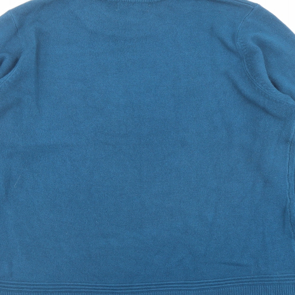 Womens UK Size L First Avenue Blue Pullover Jumper