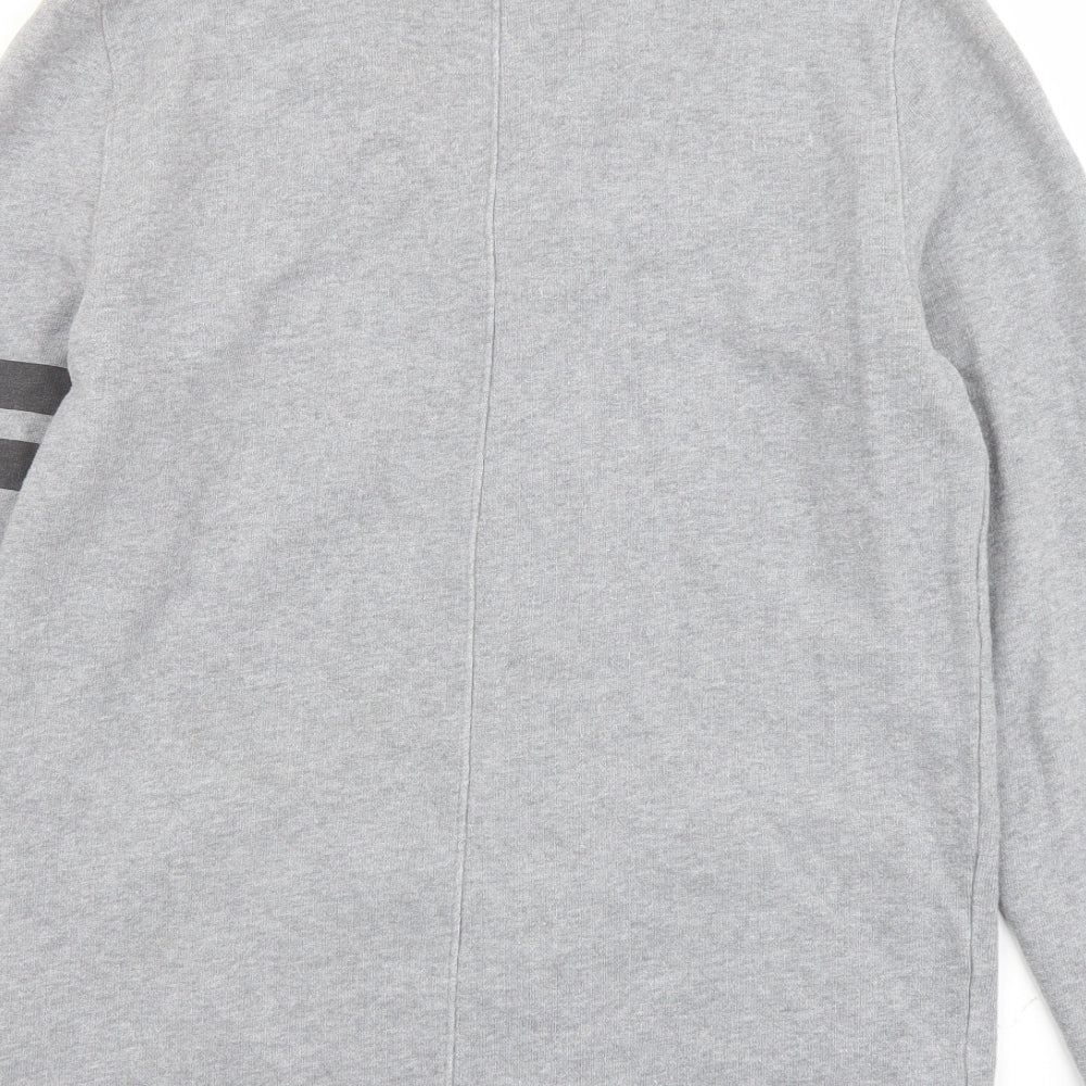 Mens UK Size M Gap Grey Cardigan Sweatshirt