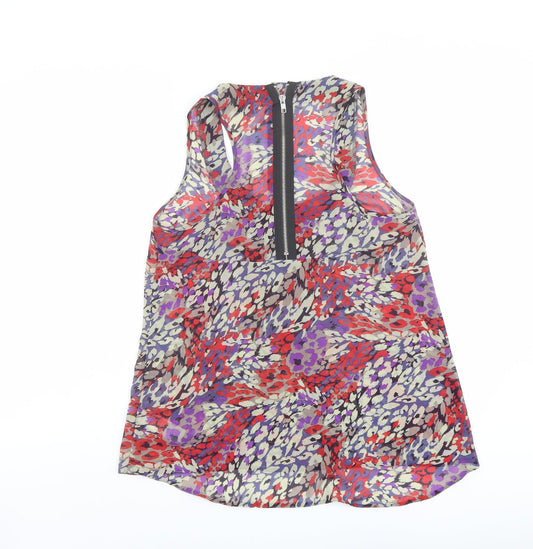 Womens UK Size 10 New Look Multicoloured Basic Tank