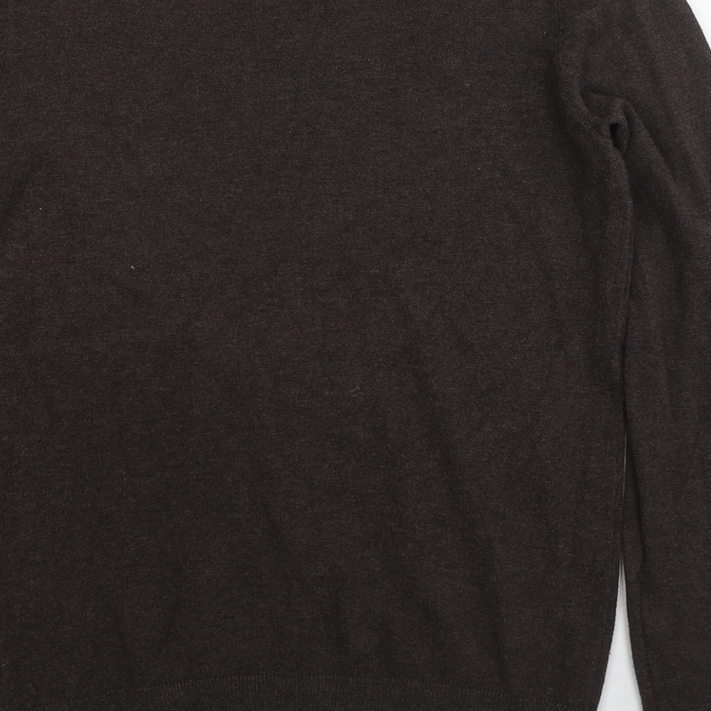 Womens UK Size S H&M Brown Pullover Jumper