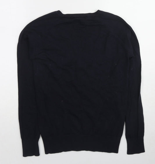 Womens UK Size L Zara Blue Pullover Jumper
