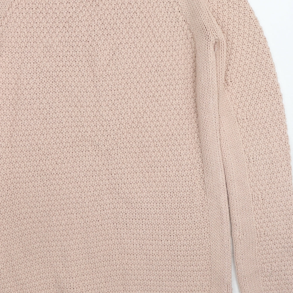 Womens UK Size 10 Heart & Soul Pink Pullover Jumper