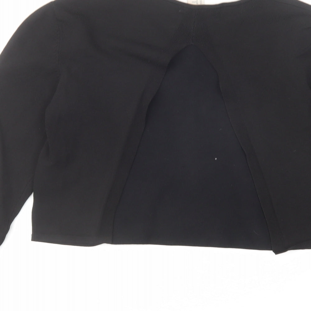 Womens UK Size 12 H&M Black Pullover Jumper