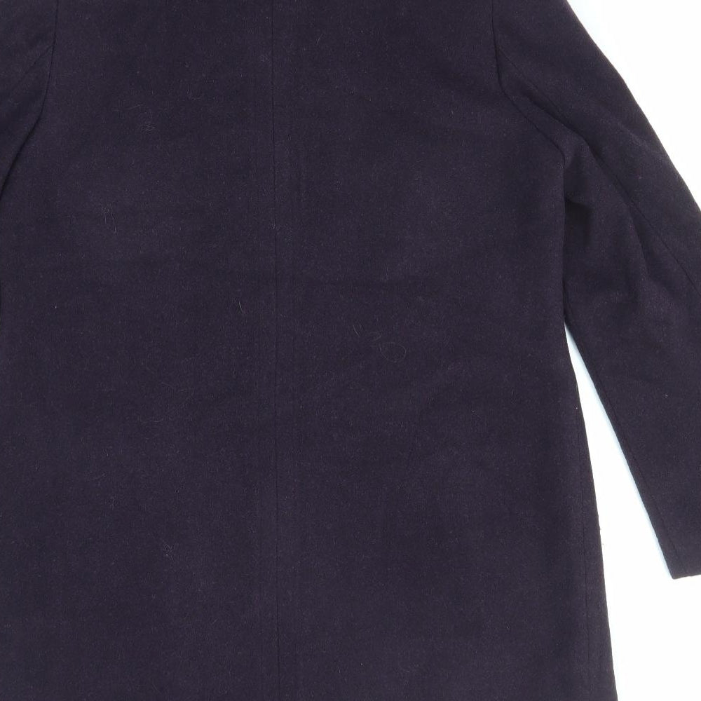 Womens UK Size 14 EWM Purple Overcoat
