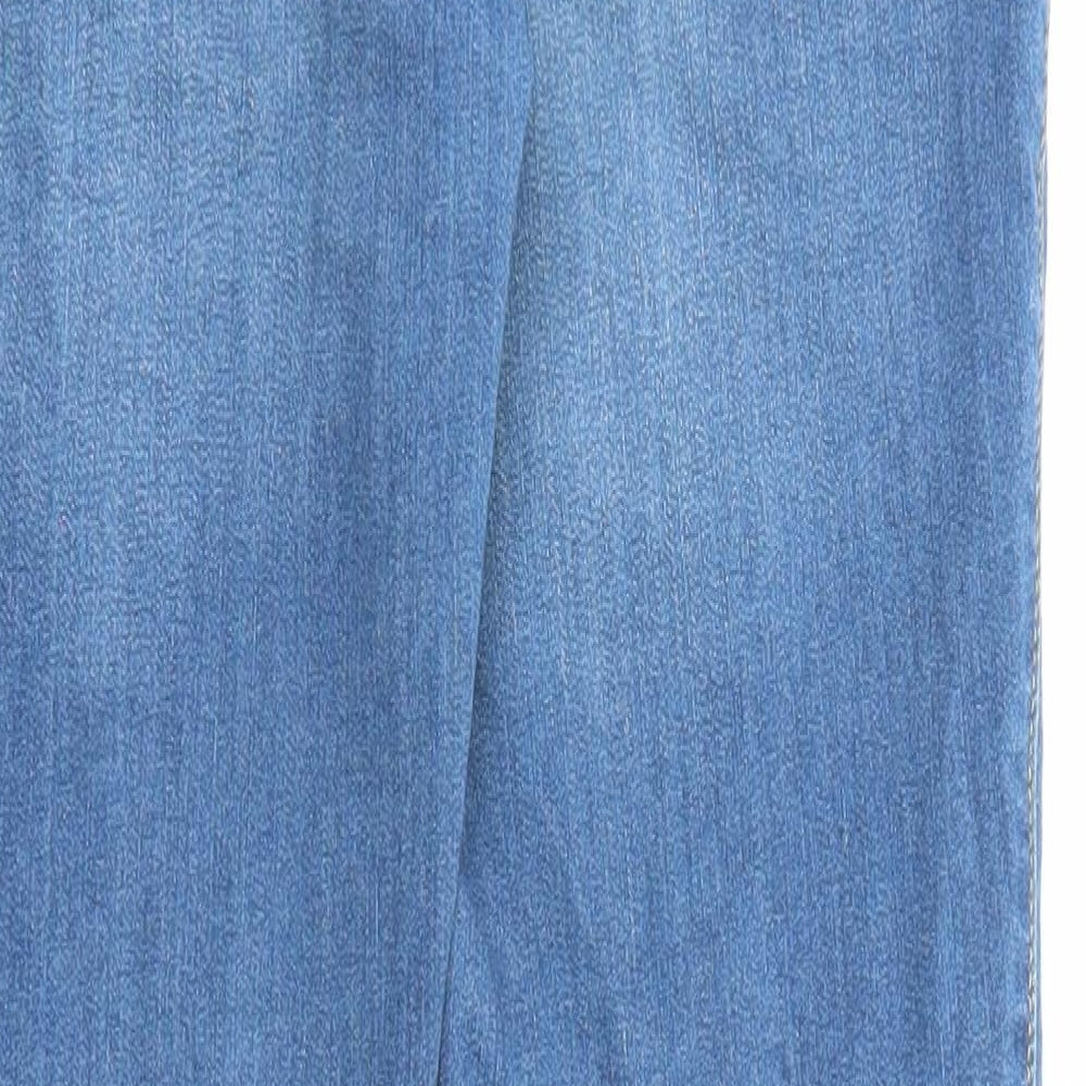 Hollister Womens Blue Cotton Skinny Jeans Size 28 in L28 in Regular Zip