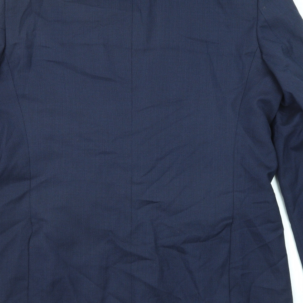 Mens UK Size 42 Marks and Spencer Regular Blue Suit Jacket