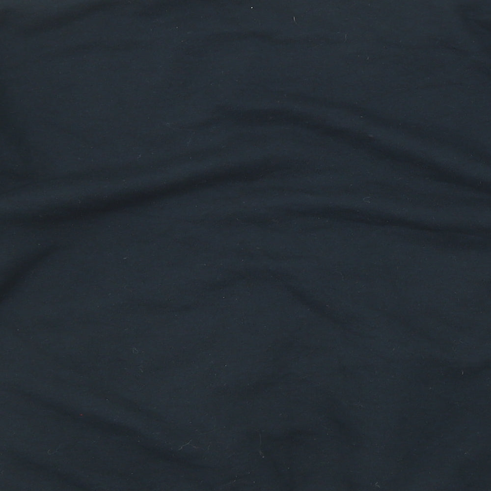 Mens UK Size M JERZEES Black Pullover Sweatshirt