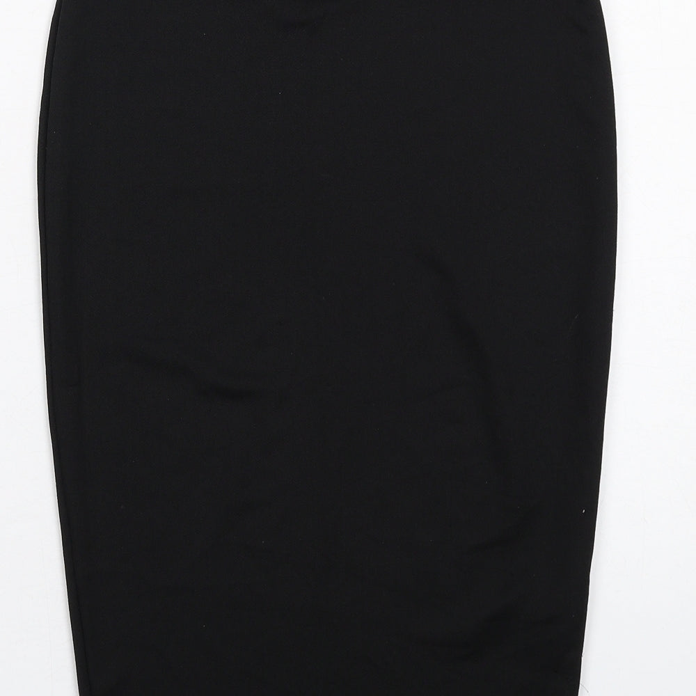 Missguided Womens Black Polyester Bandage Skirt Size 8