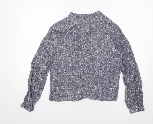 Womens UK Size S Gap Blue Basic Blouse