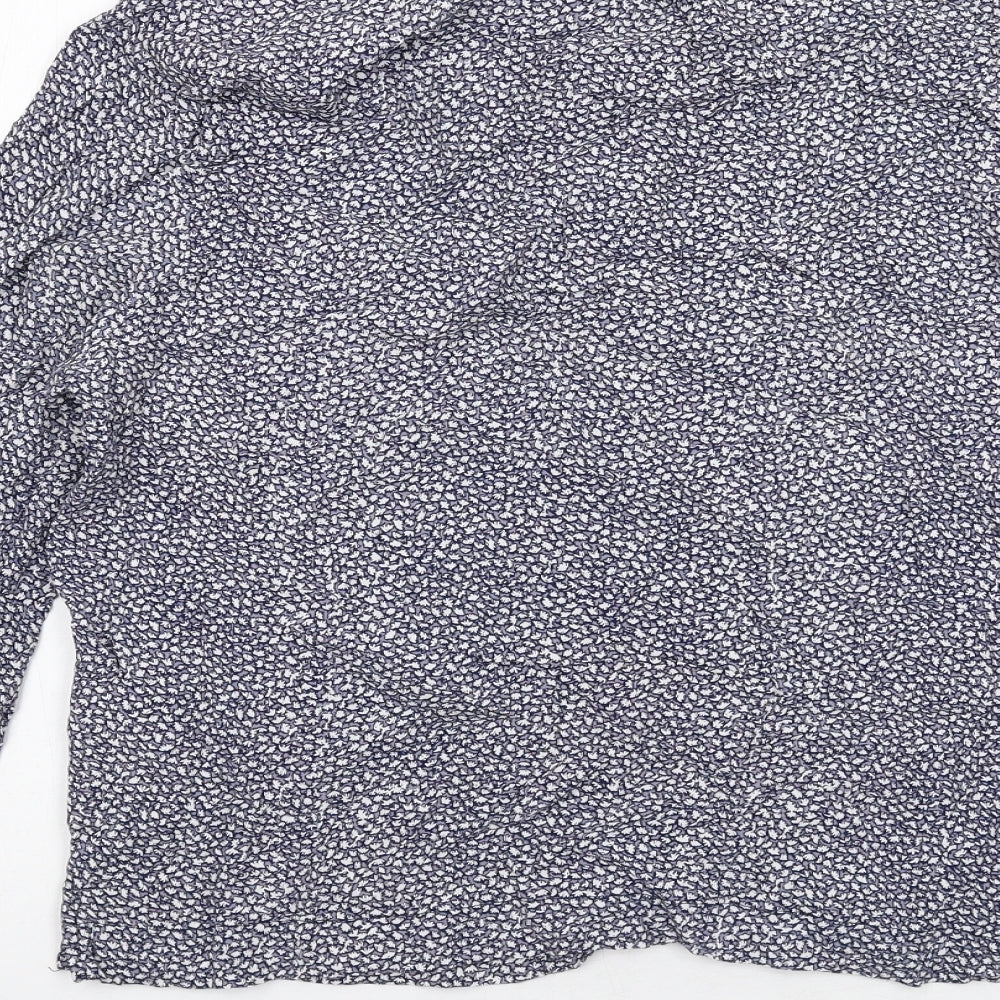 Womens UK Size S Gap Blue Basic Blouse