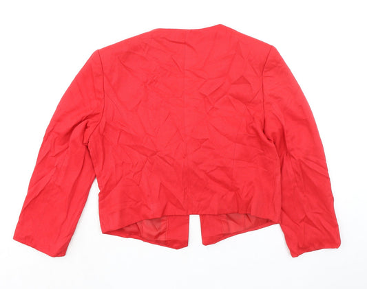 Womens UK Size 14 Et Vous Red Jacket