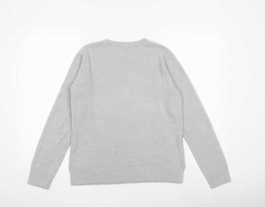 Womens UK Size 12 Marks and Spencer Grey Pullover Jumper