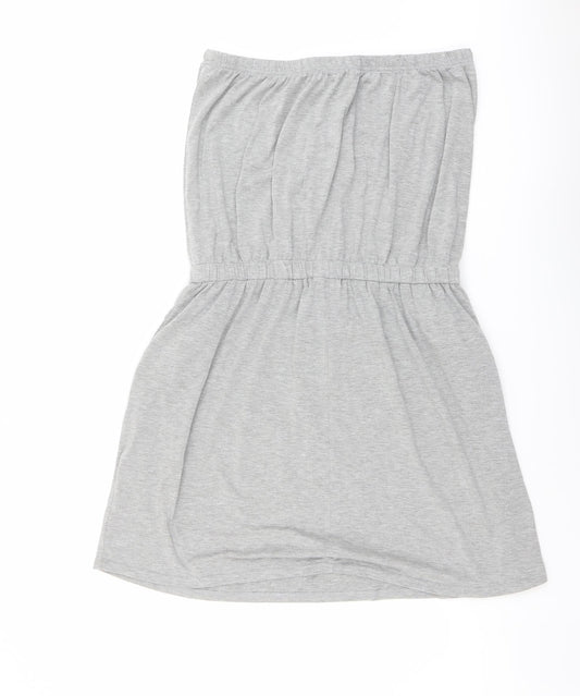 Capsule Womens Grey Viscose A-Line Size 18 Off the Shoulder Pullover