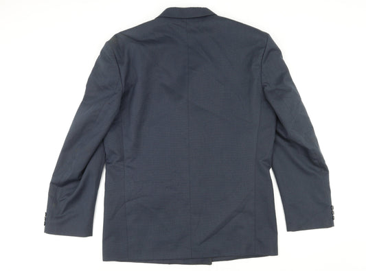 Mens UK Size 40 Burton Regular Blue Suit Jacket