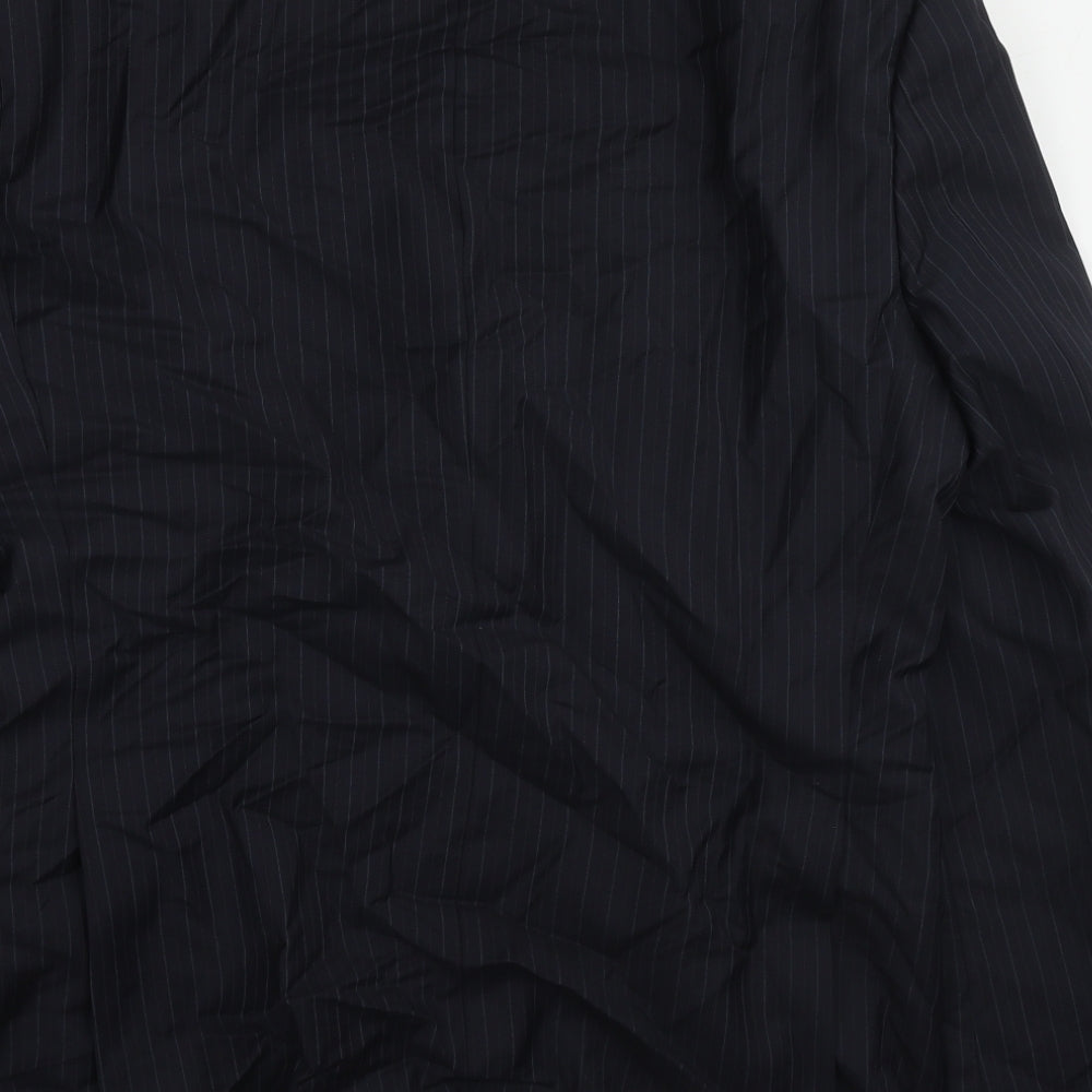 Mens UK Size 40 Greenwoods Regular Black Suit Jacket