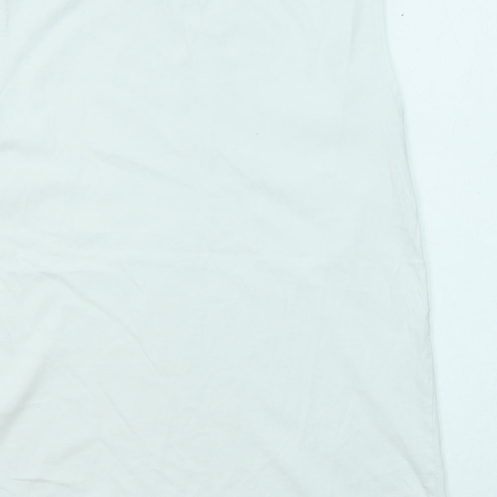 Womens UK Size 8 NEXT White Basic Tank