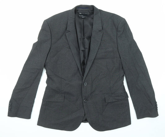 Mens UK Size 40 ASOS Regular Grey Suit Jacket