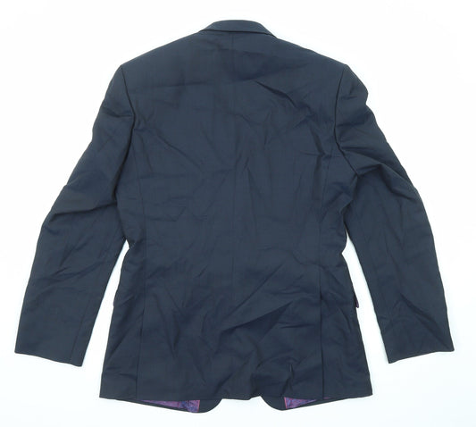 Mens UK Size 38 Gibson Regular Blue Suit Jacket