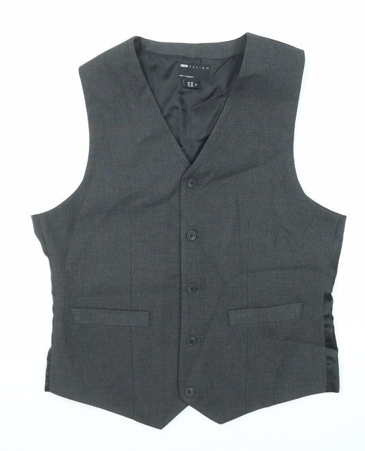 Mens UK Size 40 ASOS Regular Grey Suit Jacket