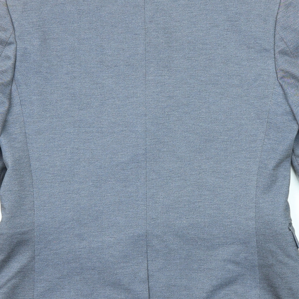 Mens UK Size 38 Topman Regular Blue Suit Jacket
