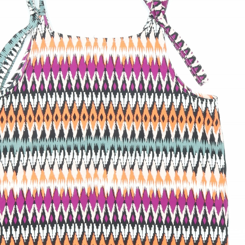 Womens UK Size 10 Marks and Spencer Multicoloured Basic Tank