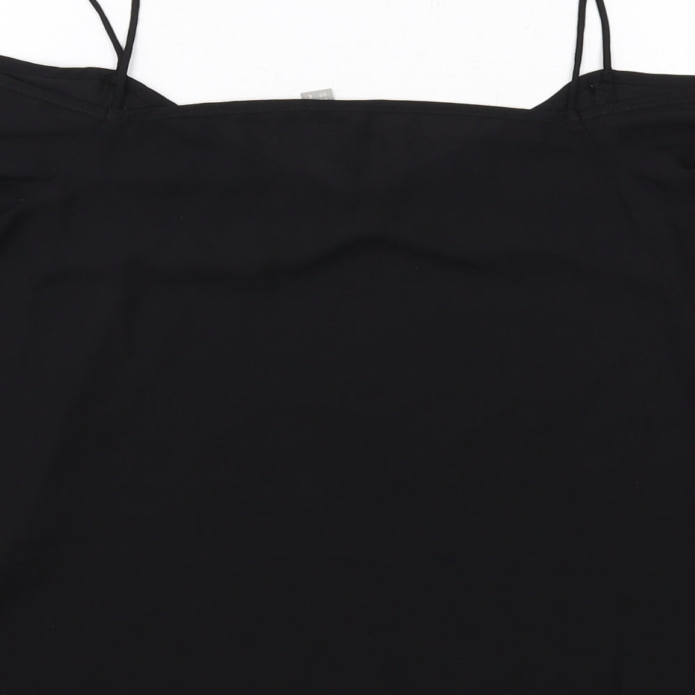 Womens UK Size 12 ASOS Black Basic Blouse