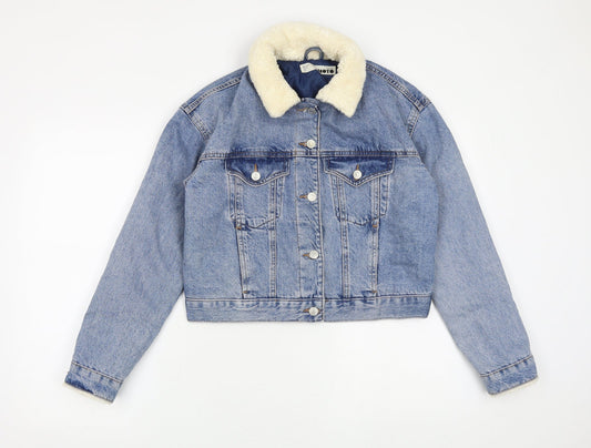 Womens UK Size 10 Topshop Blue Jacket