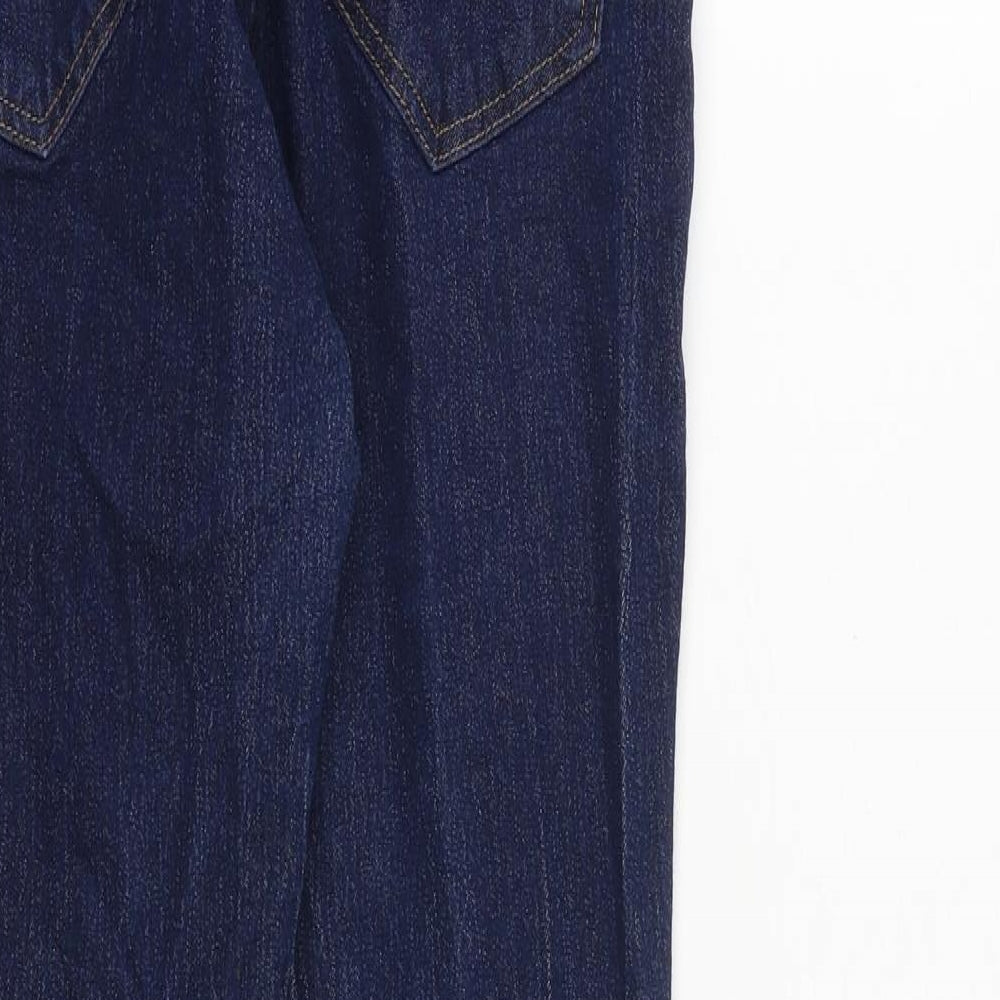 Womens UK Size 32 in H&M Regular Fit Straight Blue Jeans