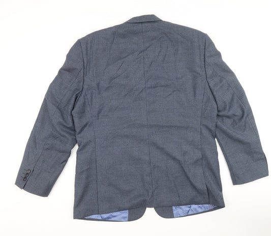 Mens UK Size 42 Skopes Regular Blue Suit Jacket