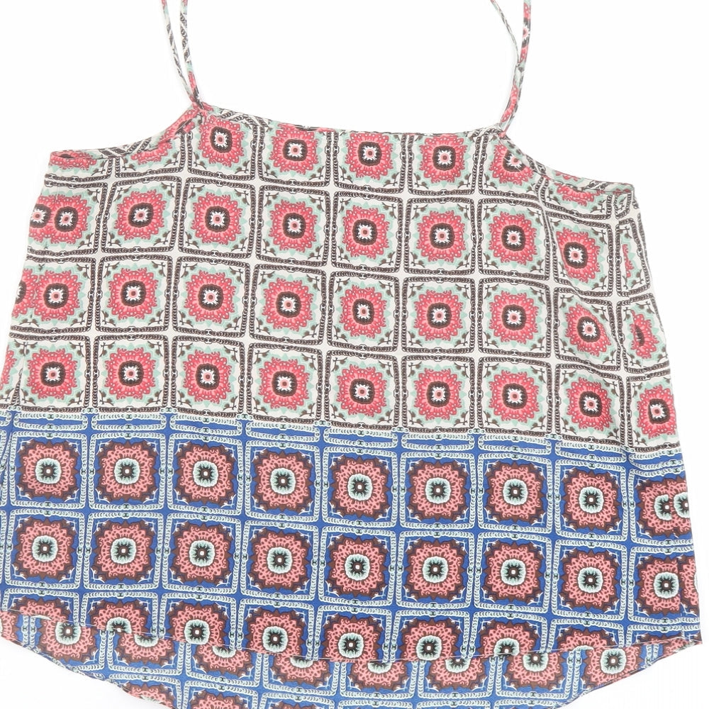 Womens UK Size 10 Topshop Multicoloured Camisole Tank