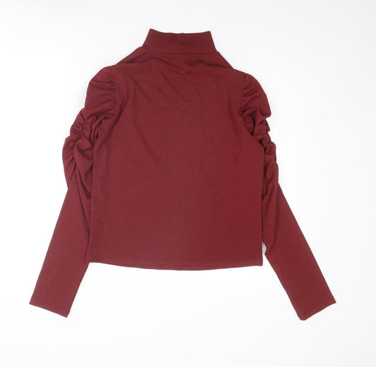 Womens UK Size M Select Red Basic T-Shirt