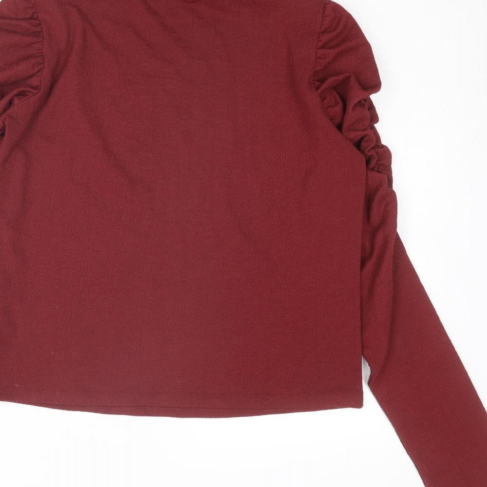 Womens UK Size M Select Red Basic T-Shirt