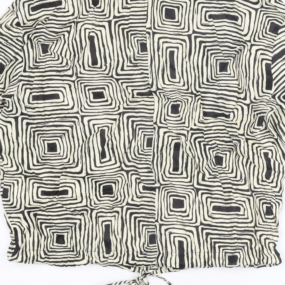 Womens UK Size S Zara Ivory Basic Blouse
