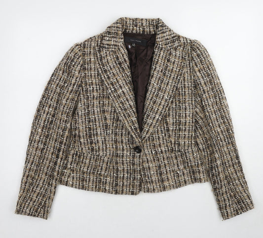Womens UK Size 12 Zara Beige Jacket