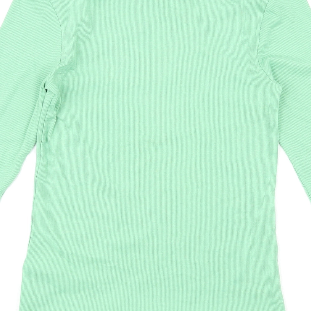 Womens UK Size 8 Marks and Spencer Green Pullover Jumper