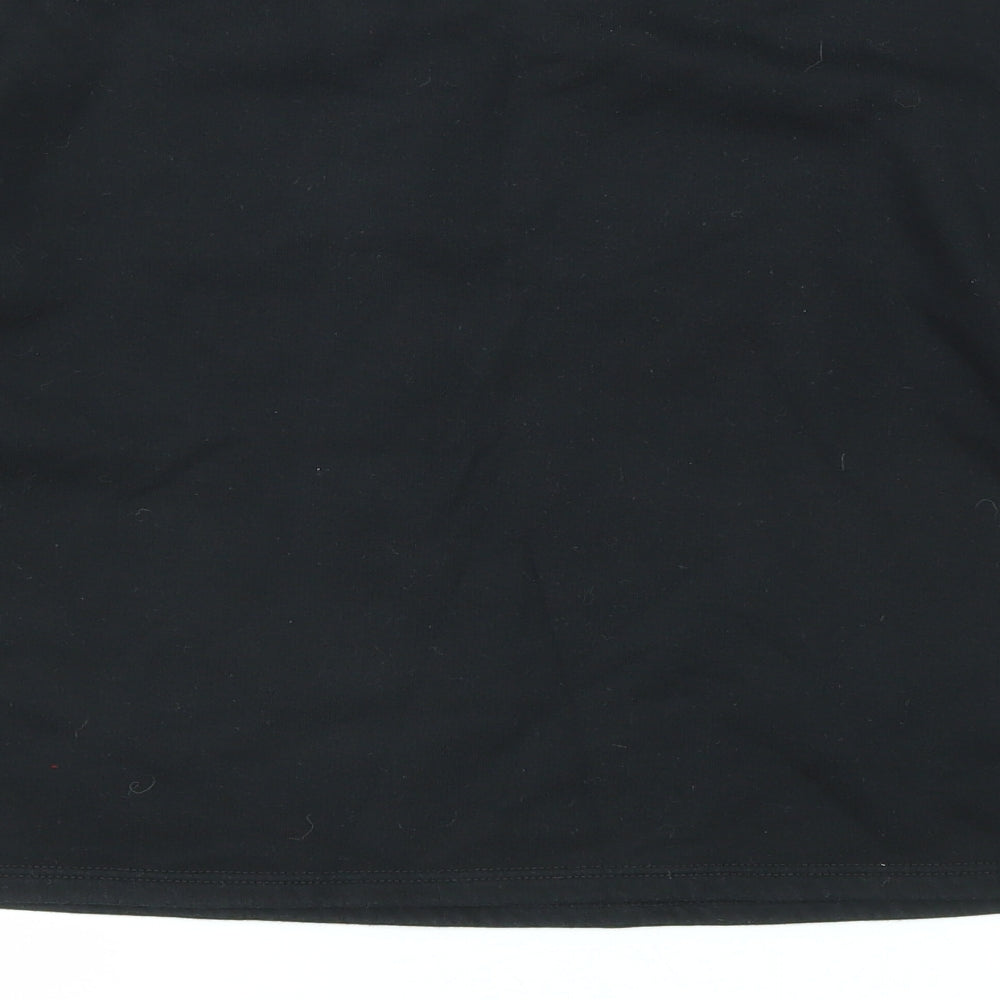 River Island Girls Black Cotton Pullover Sweatshirt Size 11-12 Years Pullover - Weekend