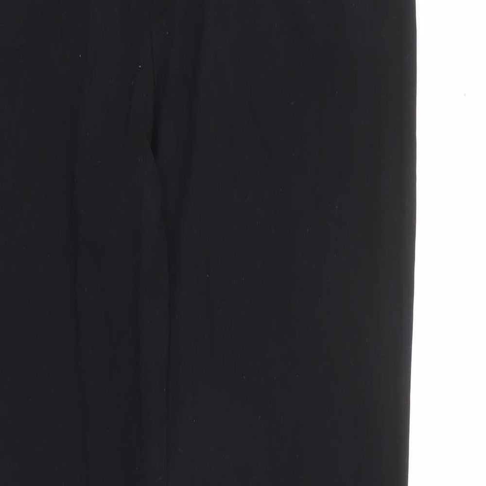 Womens UK Size 14 Marks and Spencer Regular Fit Dress Pants Black Trousers
