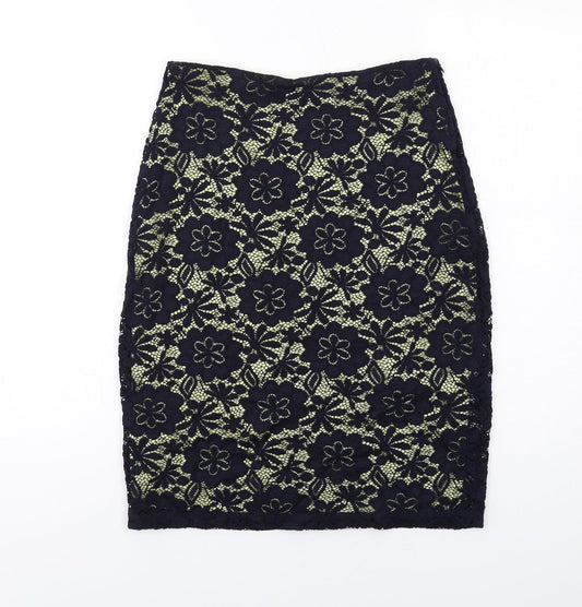 Womens UK Size 8 Precis Straight & Pencil Lace Skirt