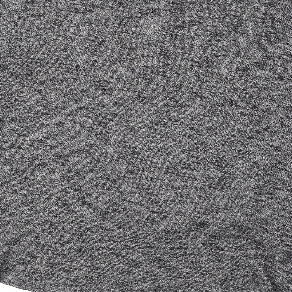Womens UK Size S VERO MODA Grey Basic T-Shirt