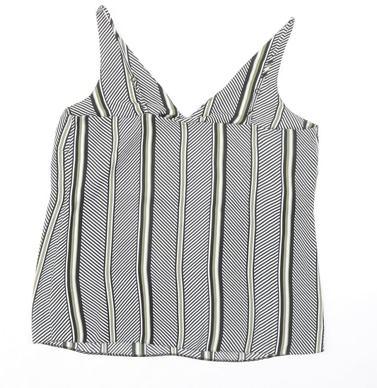 Womens UK Size 12 Dorothy Perkins Black Camisole Tank