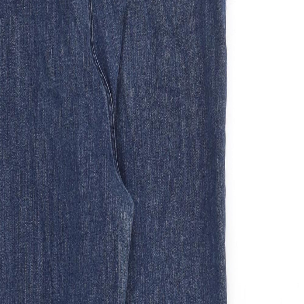 Womens UK Size 10 Waredenim Regular Fit Skinny Blue Jeans