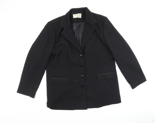 Womens UK Size 18 Bonmarché Regular Black Blazer