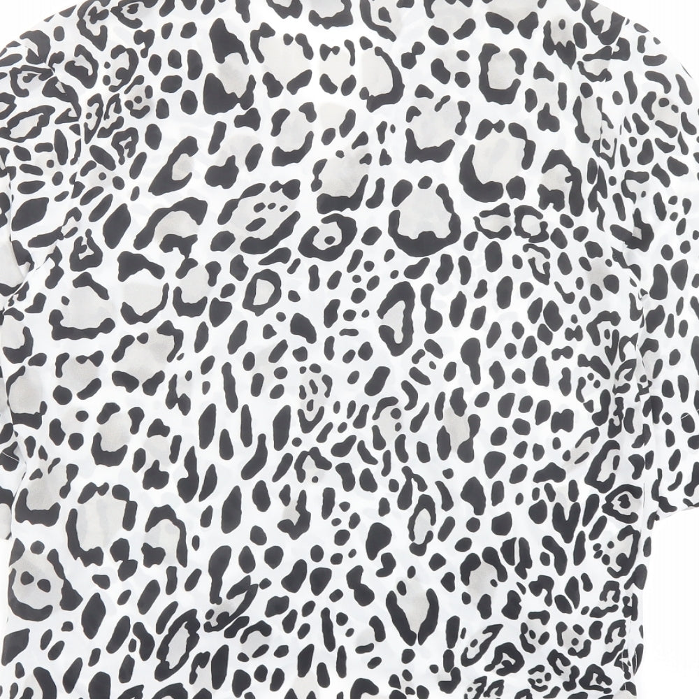 Womens UK Size 6 Topshop Black Basic Blouse