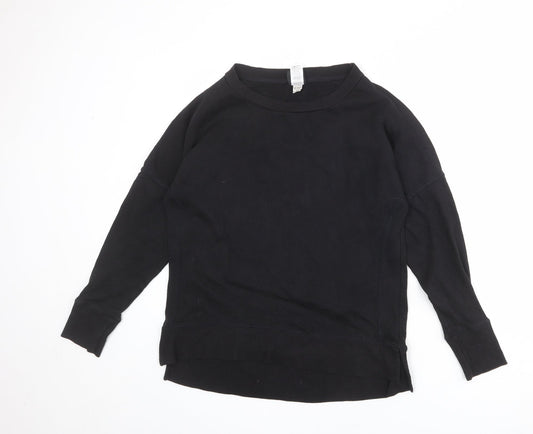 Womens UK Size M Reebok Black Pullover Sweatshirt