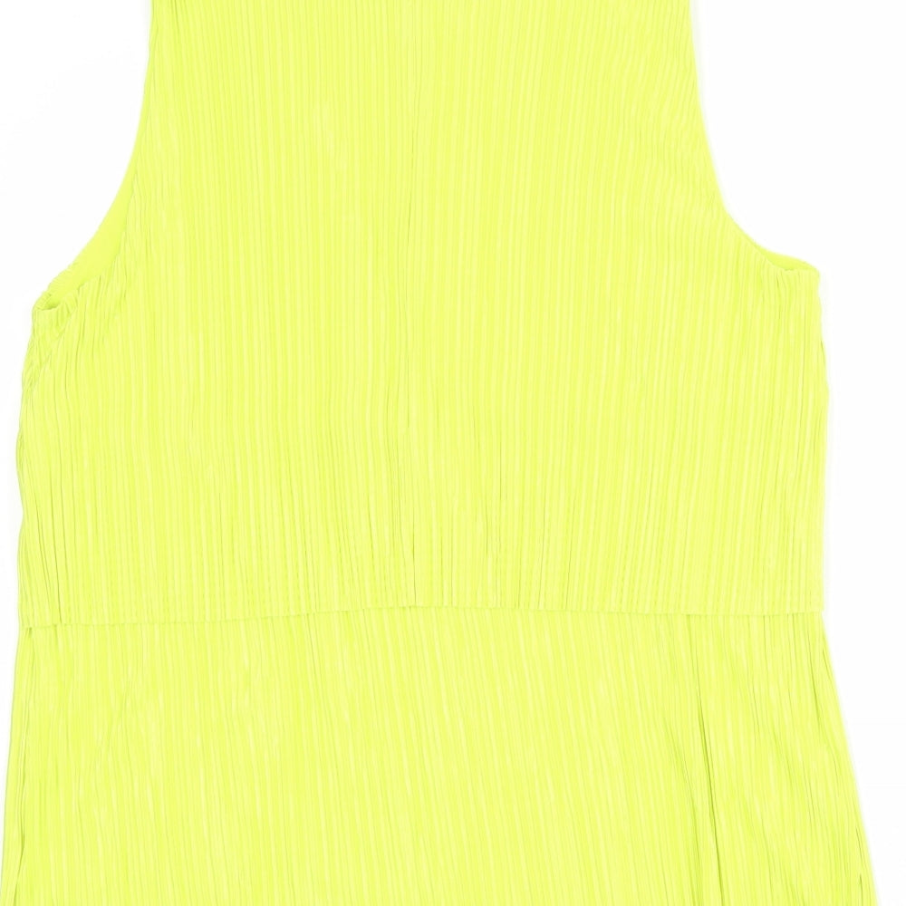 Womens UK Size 14 NEXT Green Basic Tank