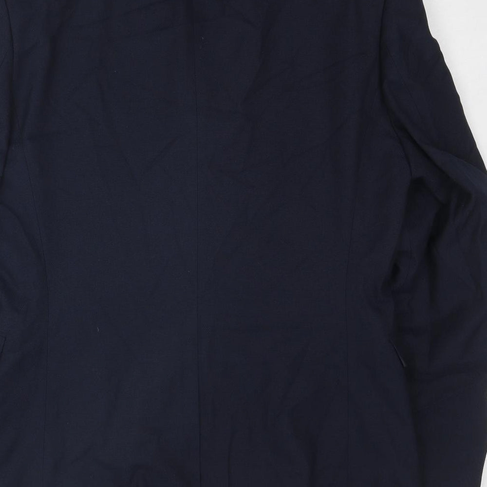Mens UK Size 40 Topman Regular Blue Suit Jacket