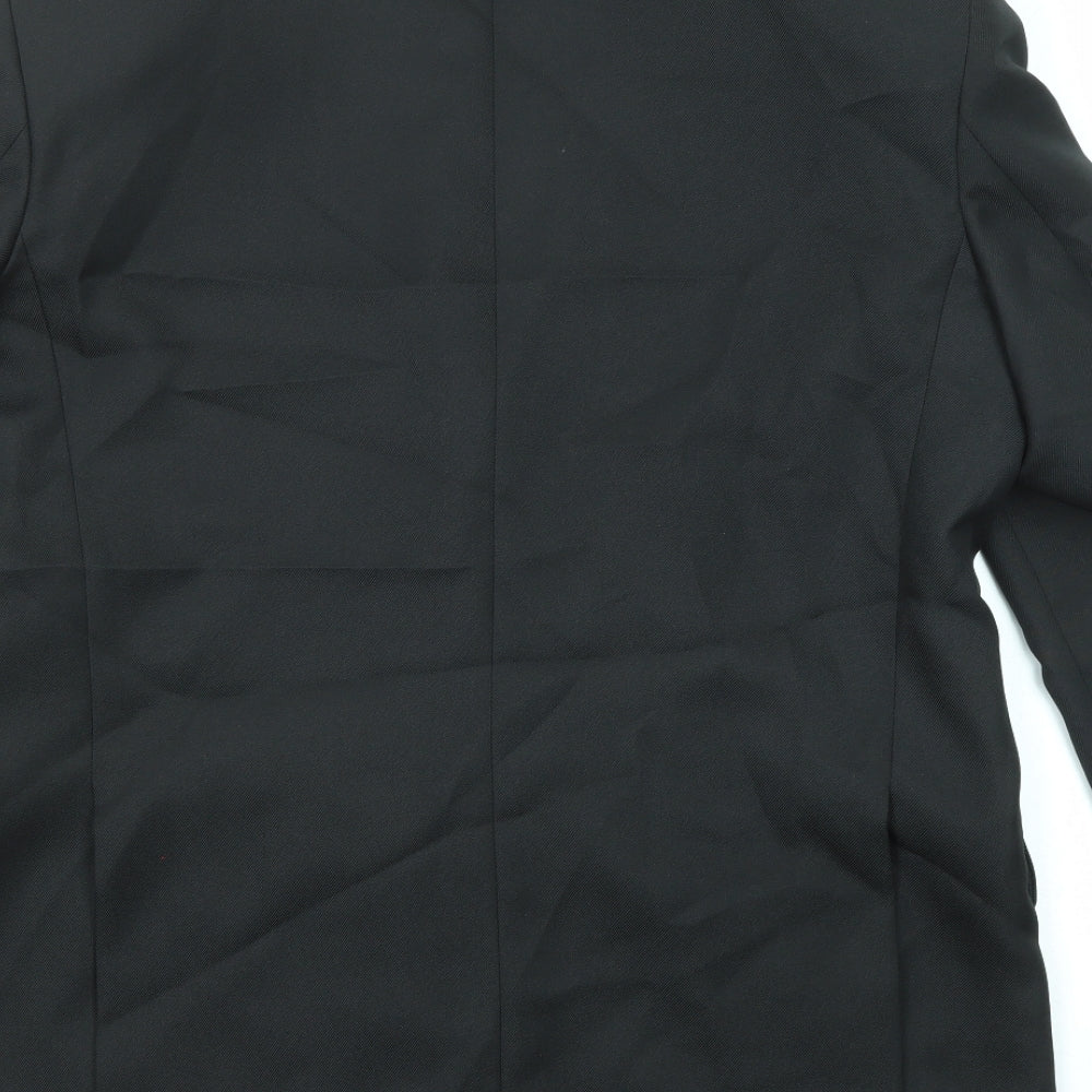 Mens UK Size 42 Classic Regular Black Suit Jacket