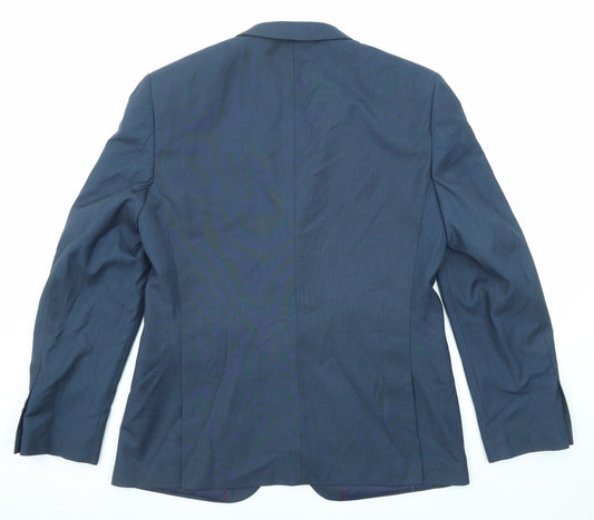 Mens UK Size 42 Burton Regular Blue Suit Jacket